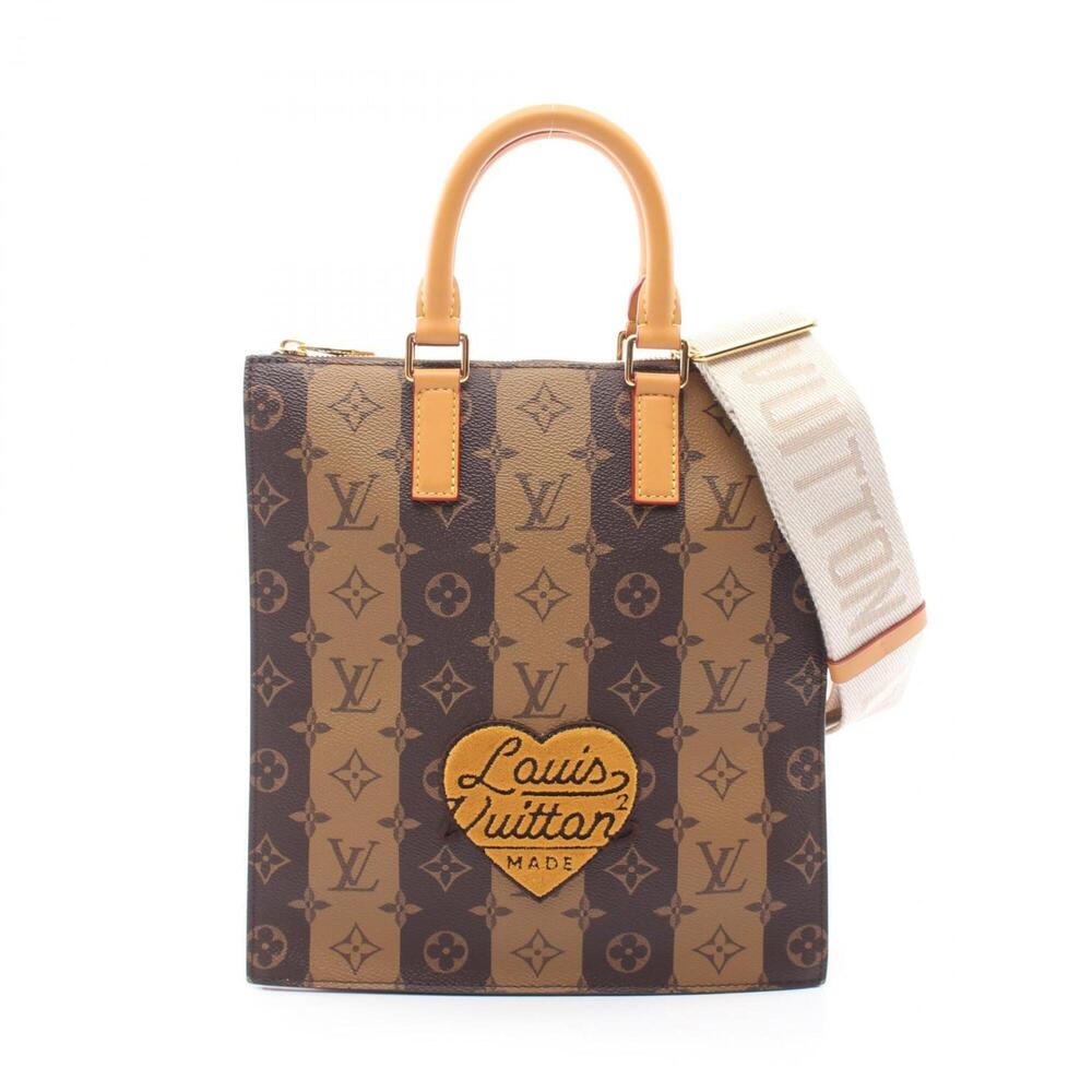 Louis Vuitton x NIGO Sac Plat Messenger Monogram Stripe 2-Way Tote Bag/Handba...